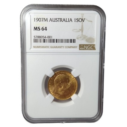 1907Μ  1 SOVEREIGN MS 64 AUSTRALIA